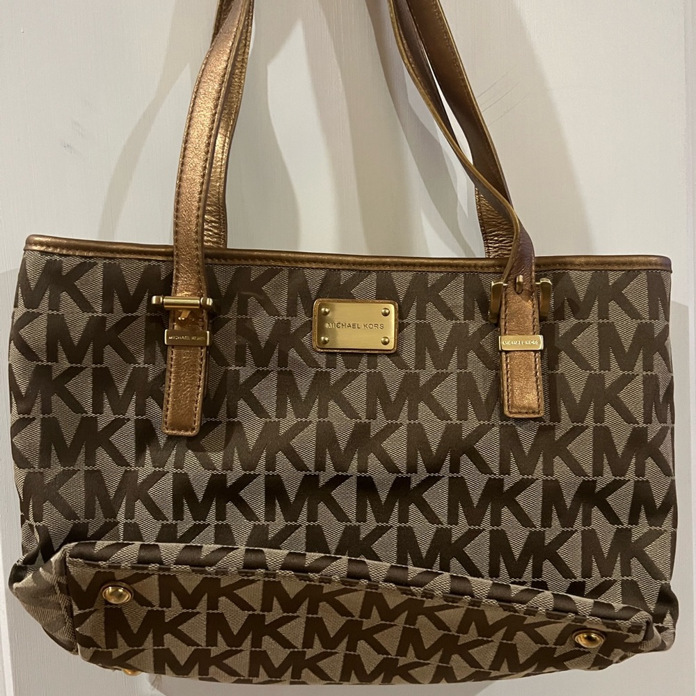New MK double strap shoulder bag